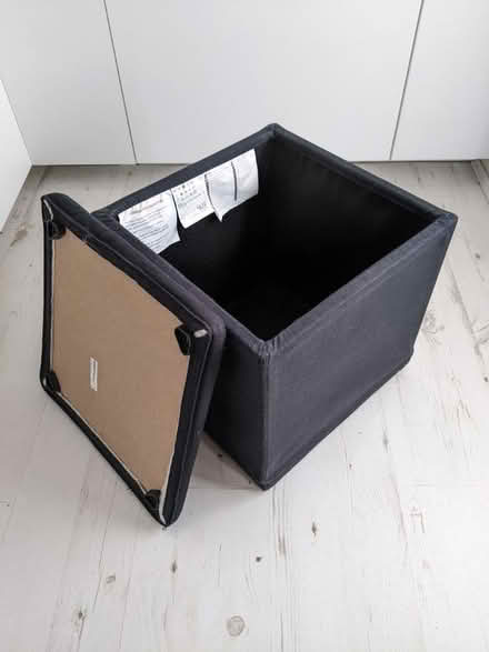 Photo of free Small stool / poofe with storage (Bingley (BD16)) #2
