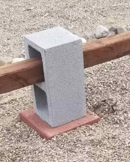 Photo of Cinder blocks & several wood posts (Berkley) #2