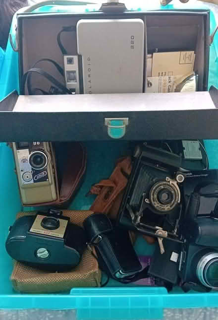 Photo of free Box of vintage cameras (Thetford IP24) #1
