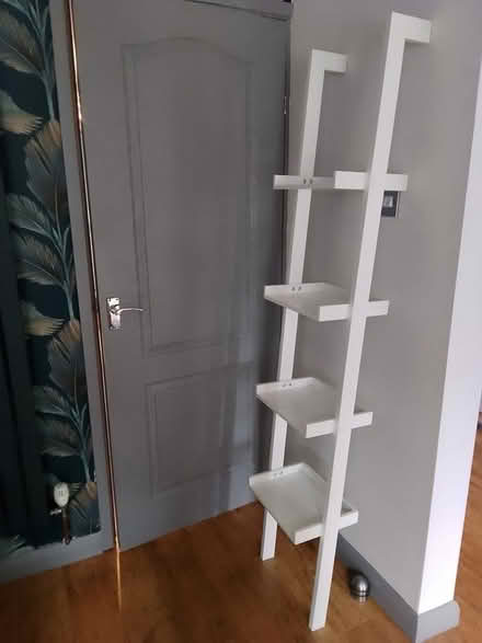 Photo of free Ladder shelf in white (Moreton Hall BSE) #1