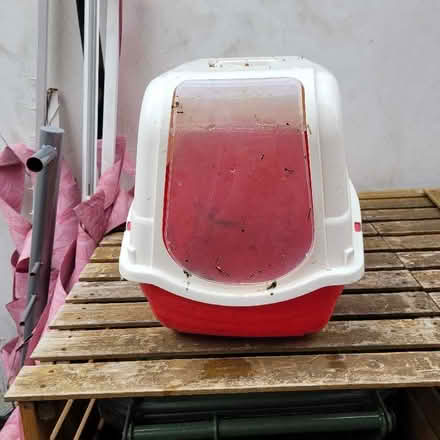 Photo of free Covered cat litter tray (Bernards Heath AL3) #2