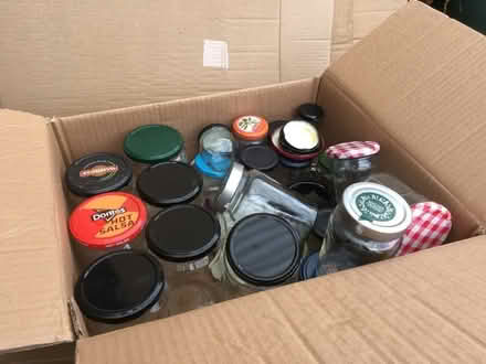 Photo of free Empty glass jars with lids (Ebbw Vale, NP23) #1