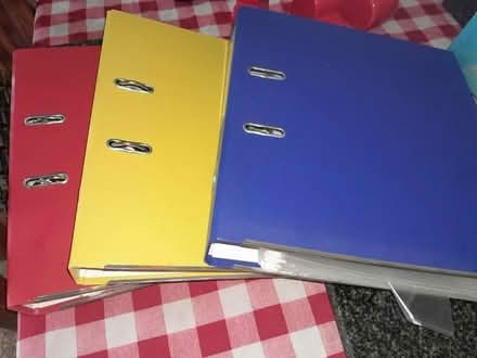 Photo of free 3 folders with poly pockets (Uffculme) #1