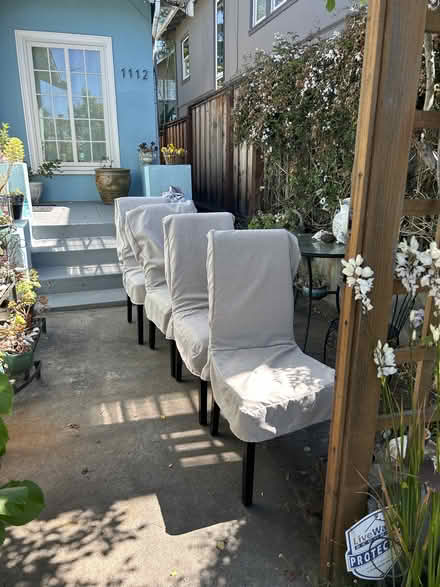 Photo of free Dining room chairs/slipcovers (Park Blvd) #2