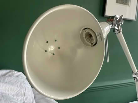 Photo of free White metal standing lamp (Nr. St Ann’s Well BN3) #2