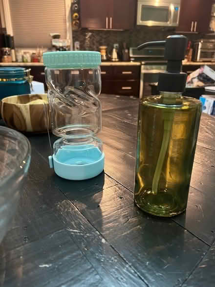 Photo of free Glass soap dispenser (North Long Beach) #1