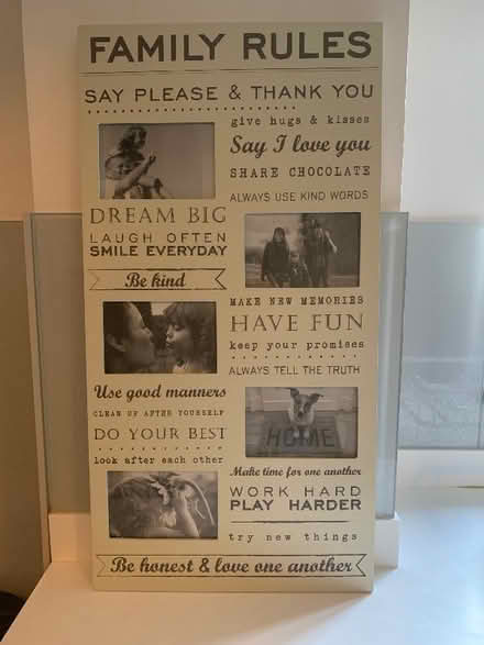 Photo of free Next Cream & Grey Photo Frame (Lords Wood ME5) #1