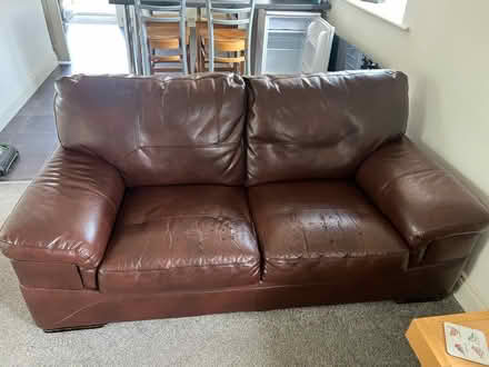 Photo of free 2 seater sofa leather style (BD20) #1