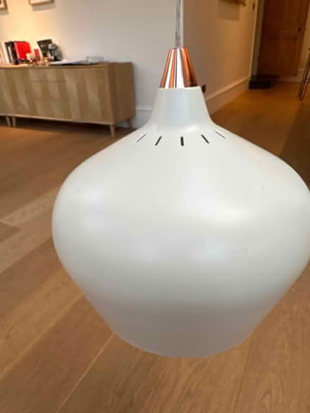 Photo of free Metal lampshade and fitting (Herne Hill) #4