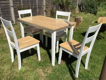 Photo of free Wooden kitchen table and 4 chairs (New Marston OX3) #2