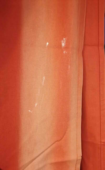 Photo of free Orange faded curtains (Old Woking GU22) #1
