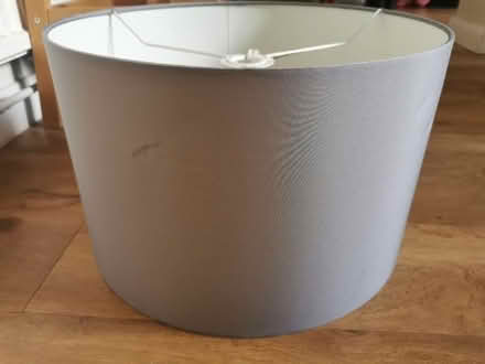 Photo of free Large grey drum lampshade (damaged) Bathwick (North Road) #3