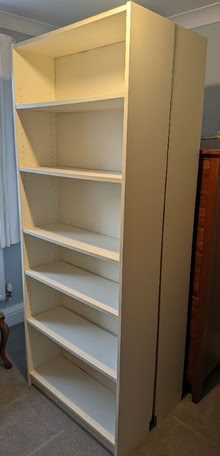 Photo of free Large white IKEA Billy bookcase (Dean Court OX2) #1