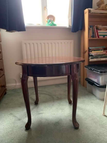 Photo of free Round Coffee table veneer (Scotch Orchard) #2