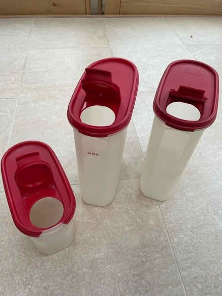 Photo of free 3 Tupperware food containers (Steyning BN44) #2