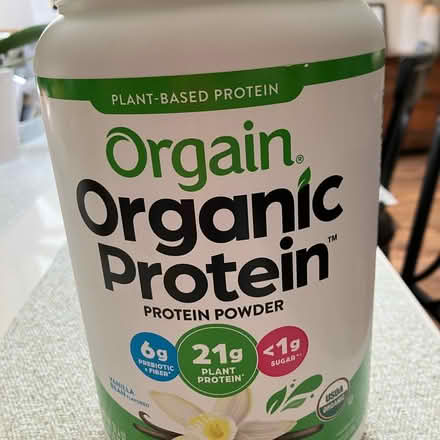 Photo of free Orgain Vanilla Protein powder (Bellevue) #1