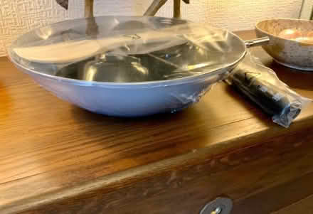 Photo of free Sealed/unused Wok & Utensils. (Kendal LA9) #1