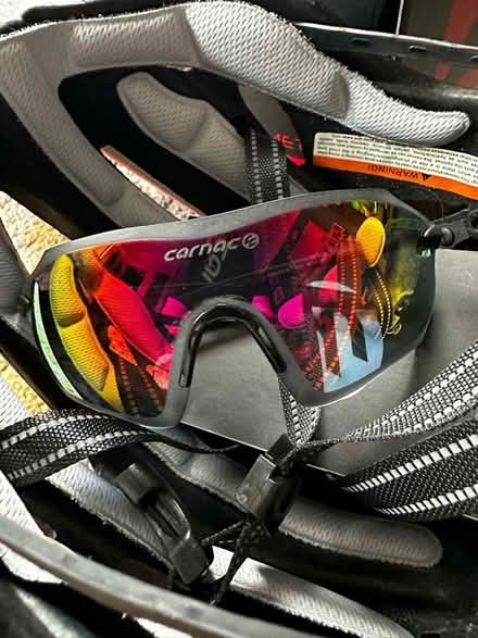 Photo of free Road bike helmet & sunglasses (Kendal) #3