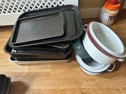 Photo of free Oven trays, roasting dishes and deeper roasting trays (Poplars SG2) #1