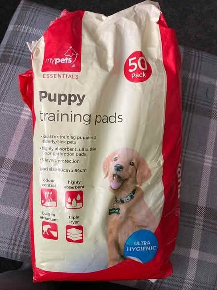 Photo of free Around 20 puppy training pads (Derbyshire DE55) #1