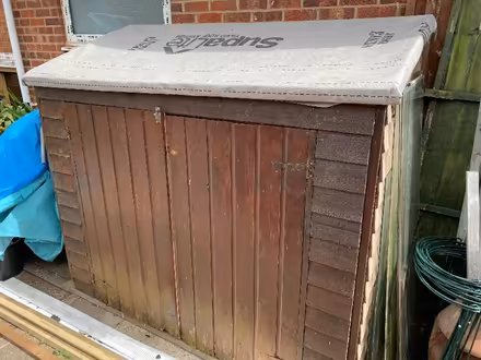 Photo of free Shed 6’ x 32” x 5’-6” tall. (CT14) #1