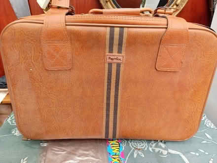 Photo of free Small brown suitcase in good condition (Shortstown MK42) #1