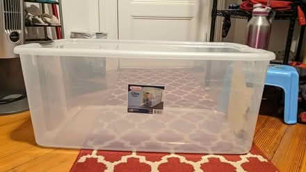 Photo of free Large Plastic Storage Container (02458) #2