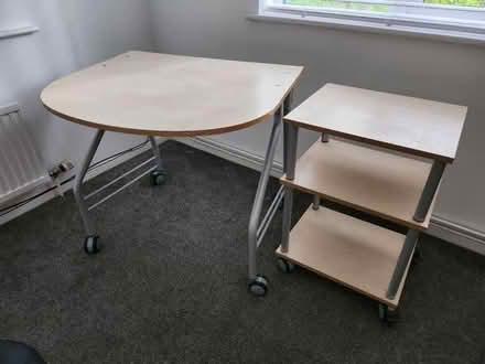 Photo of free Desk and shelves (Cringleford NR4) #1