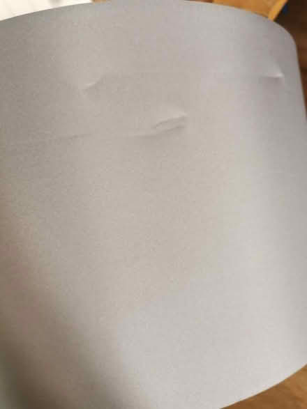 Photo of free Large grey drum lampshade (damaged) Bathwick (North Road) #1