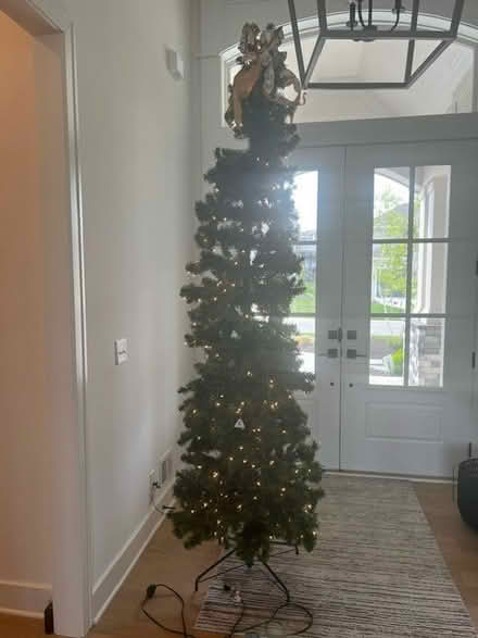 Photo of free 9ft tall Christmas Tree and lights (Near 175th and Switzer) #2