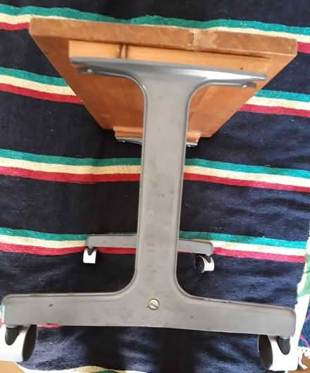 Photo of free Small laptop table on wheels (BS16) #2