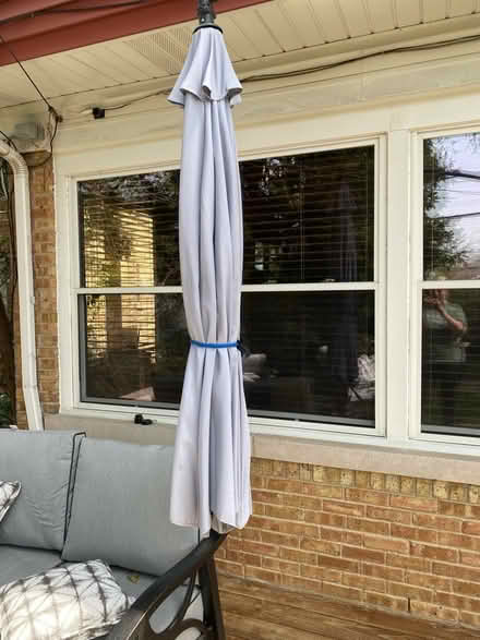 Photo of free Large patio umbrella (Dempster and Edens) #2