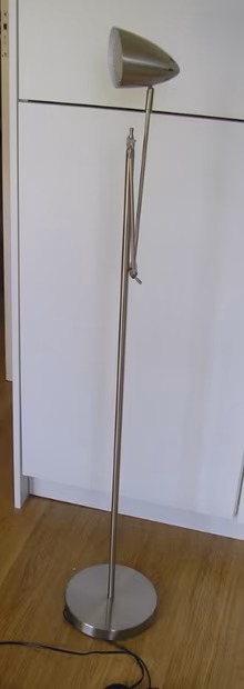 Photo of free Adjustable silver coloured LED floor lamp (Walton-on-Thames KT12) #1