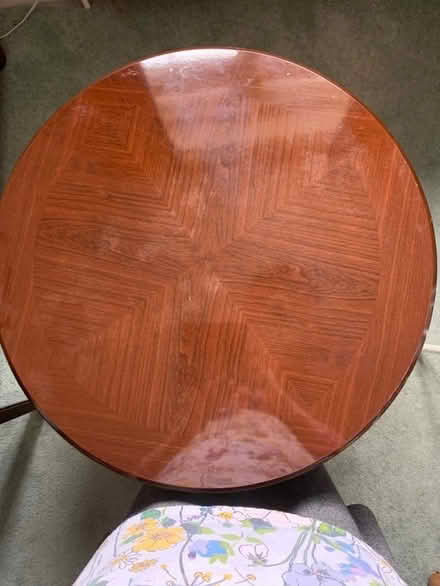 Photo of free Round Coffee table veneer (Scotch Orchard) #3