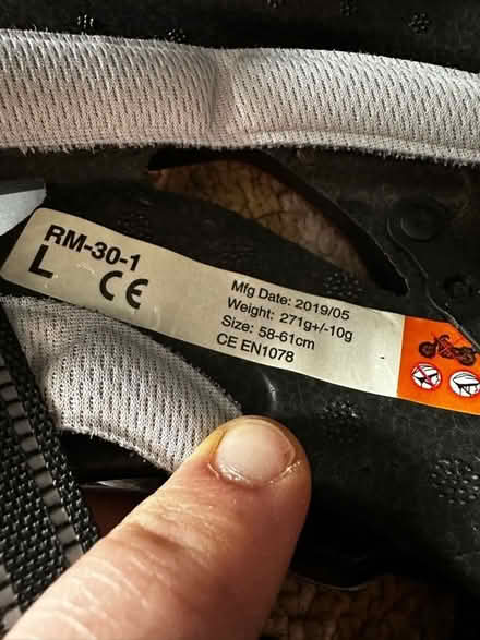 Photo of free Road bike helmet & sunglasses (Kendal) #2