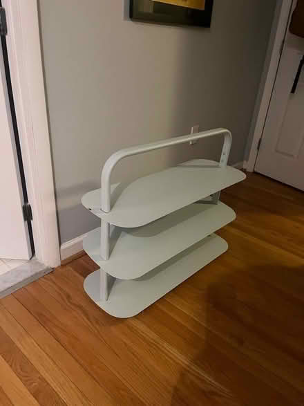 Photo of free open spaces baby blue shoe rack (Columbia Heights) #2