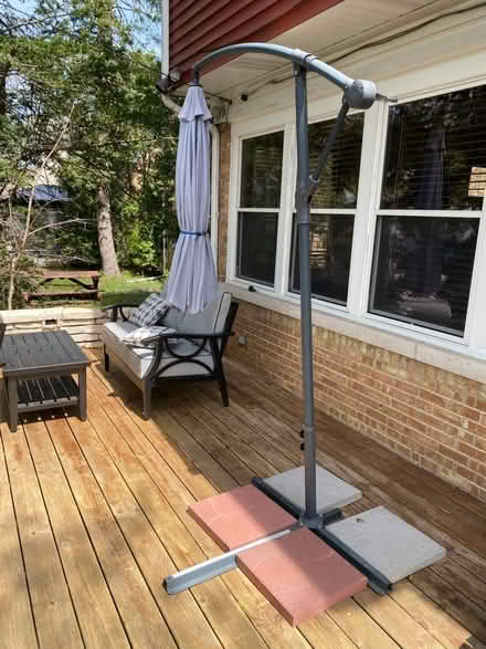 Photo of free Large patio umbrella (Dempster and Edens) #3