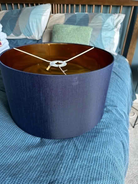Photo of free Navy lamp shade (Hastings, TN34) #1