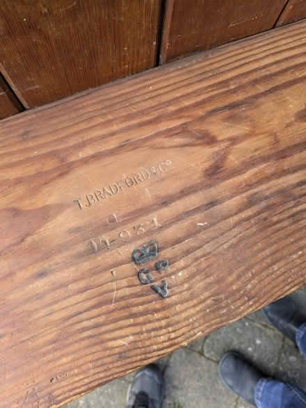 Photo of free Wooden bookcase (Dean Court OX2) #2