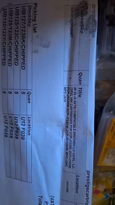 Photo of free Brother printer cartridges (Kempston MK42) #2