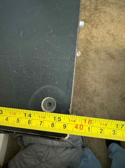 Photo of free Dresser - black and white 31” tall (Ballenger creek, Frederick, MD) #4