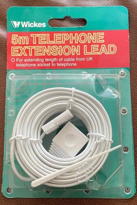 Photo of free 5m telephone extension lead (Horndean PO8) #1