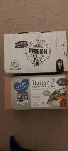 Photo of free 2 x Cheese making kits (Torryburn KY12) #1