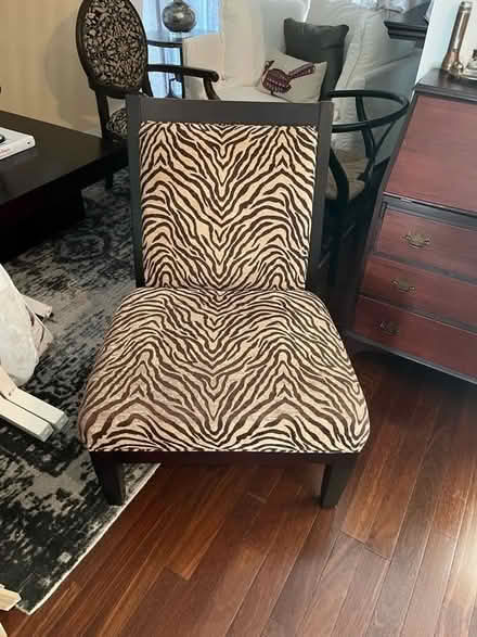 Photo of free zebra stripe chair (Wellington) #1
