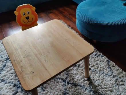 Photo of free Toddler play/ crafting table and Lion seat (Sydenham SE26) #2