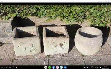 Photo of free Large concrete garden planters (Ivybridge PL21) #2
