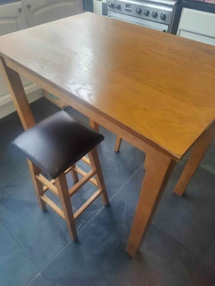 Photo of free Breakfast table and two stools (Purley CR8) #1
