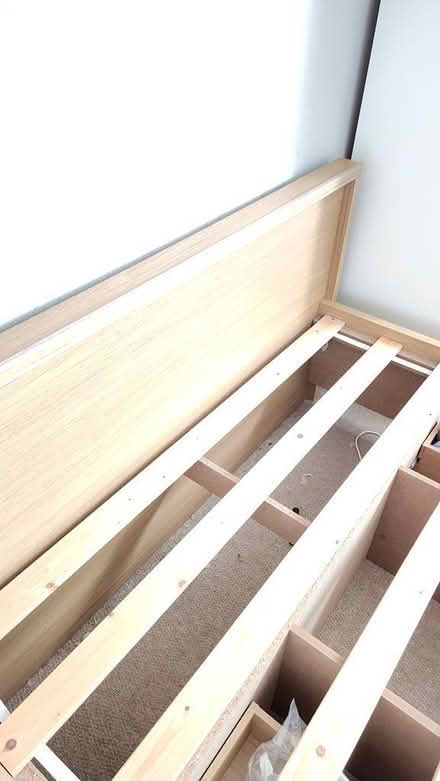 Photo of free Standard double wooden bed frame (RG2) #4