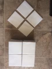Photo of free 52 Ceramic White Tiles - unused (Malvern Wells WR14) #1