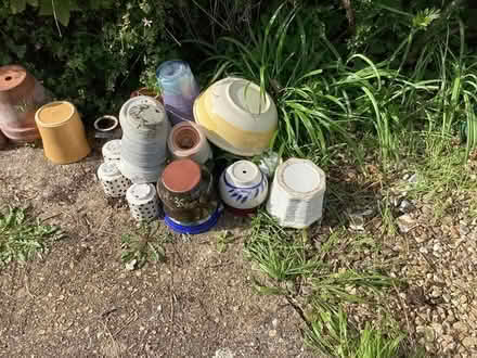 Photo of free Glazed plant pots (Kilmington, Devon) #1